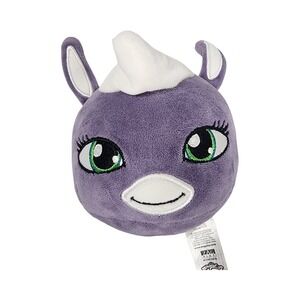 Miraculous Ladybug Monki Kwami Plush Purple Monkey‎ Zag Play Wyncor 6 Inch Toy